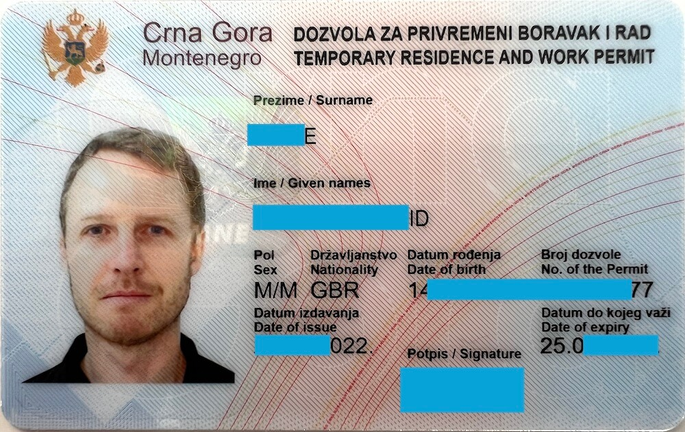 Residents & Work Permits in Montenegro